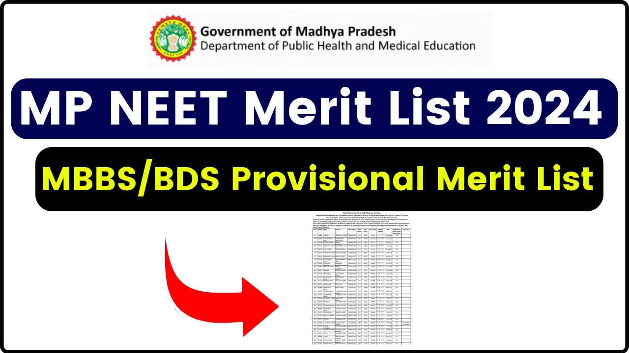 MP NEET Merit List